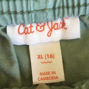 Kids (XL 16) Bermuda shorts green